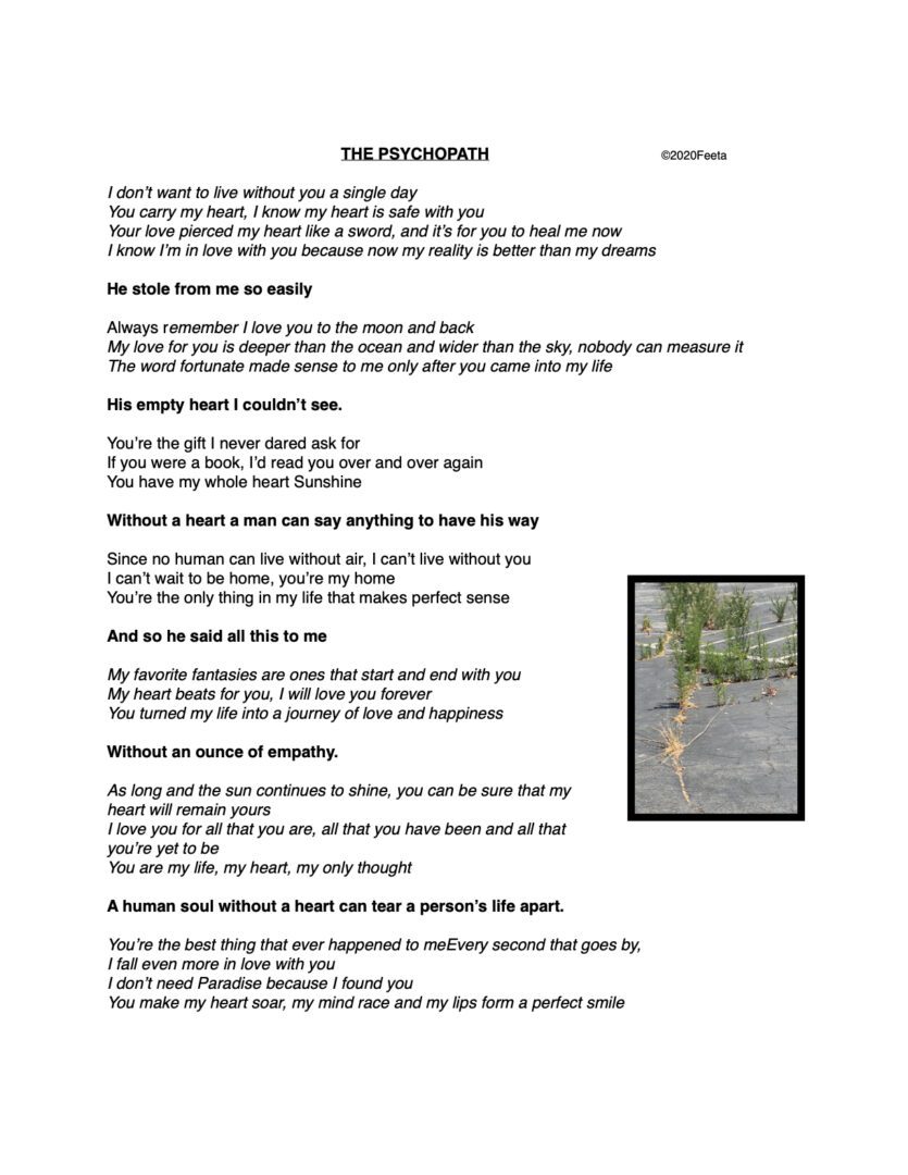 A poem about the environment written in english.